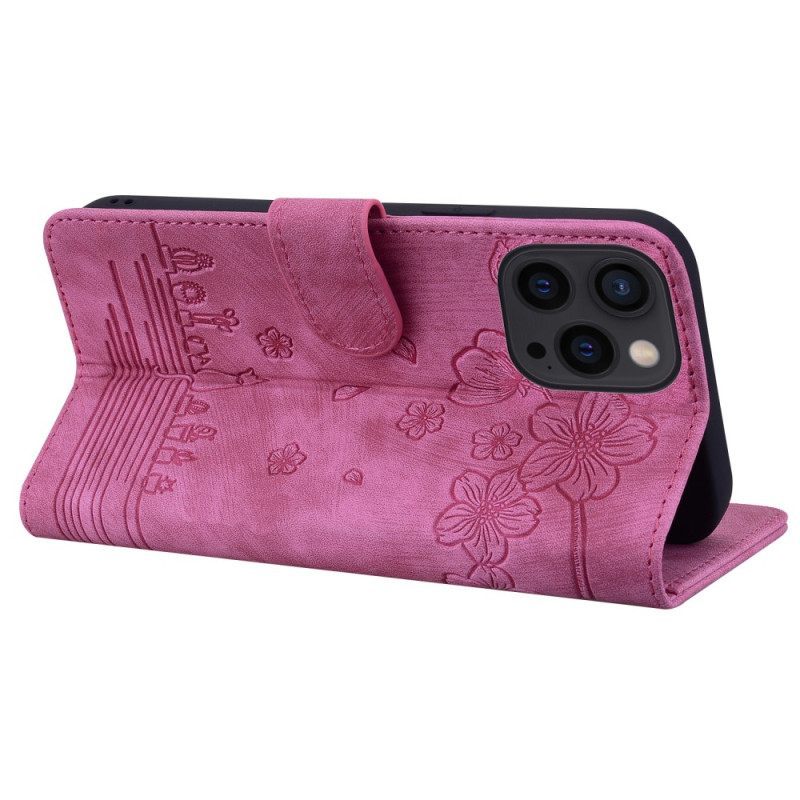 Κάλυμμα iPhone 15 Pro Max με κορδονι Thong Cat Daydream