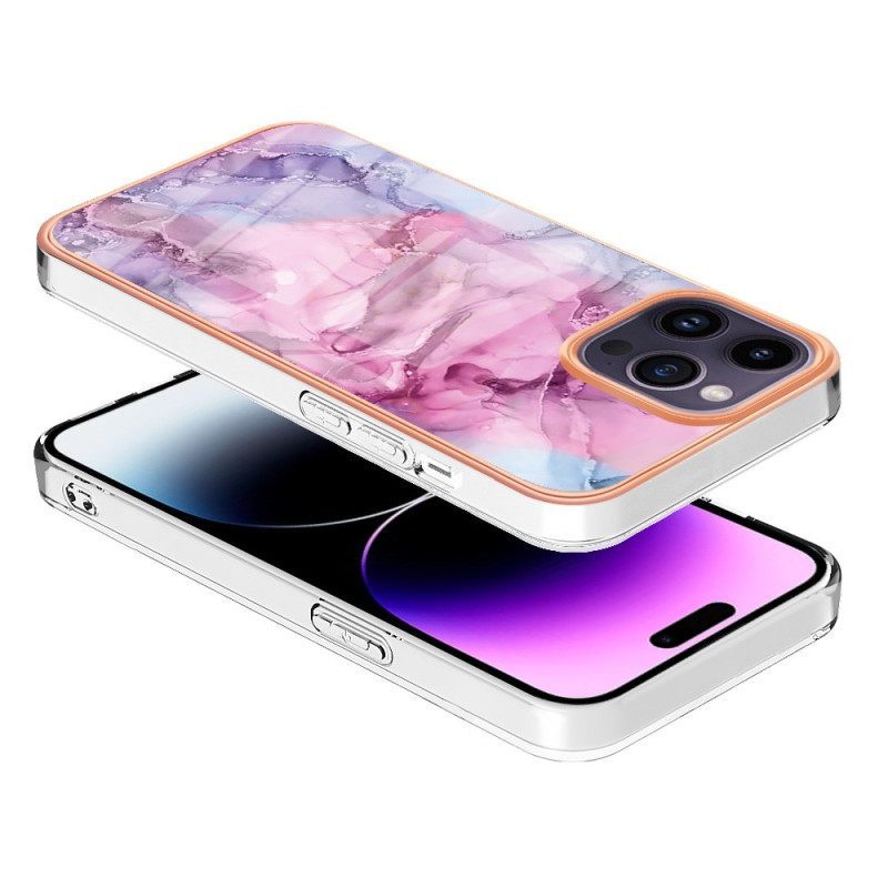 Θήκη iPhone 15 Pro Max Μαρμάρινο Στυλ