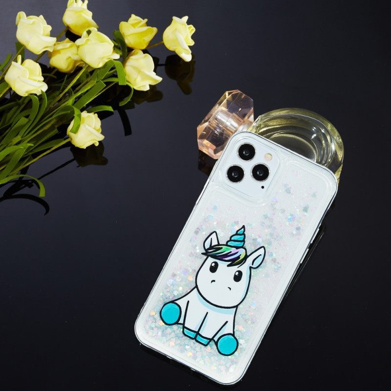 Θήκη iPhone 15 Pro Max Unicorn Glitter