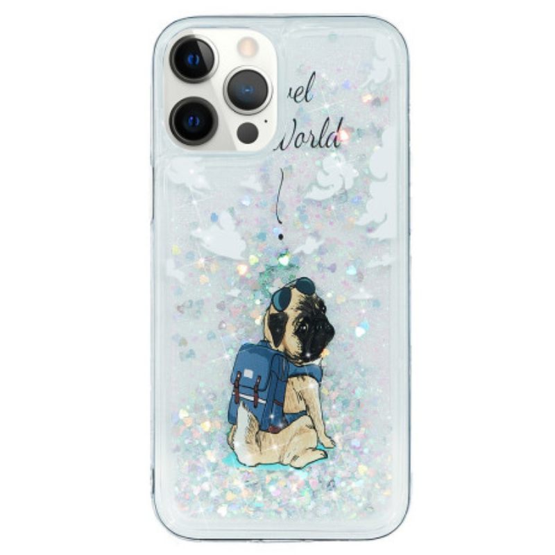 θηκη κινητου iPhone 15 Pro Max Glitter Dog