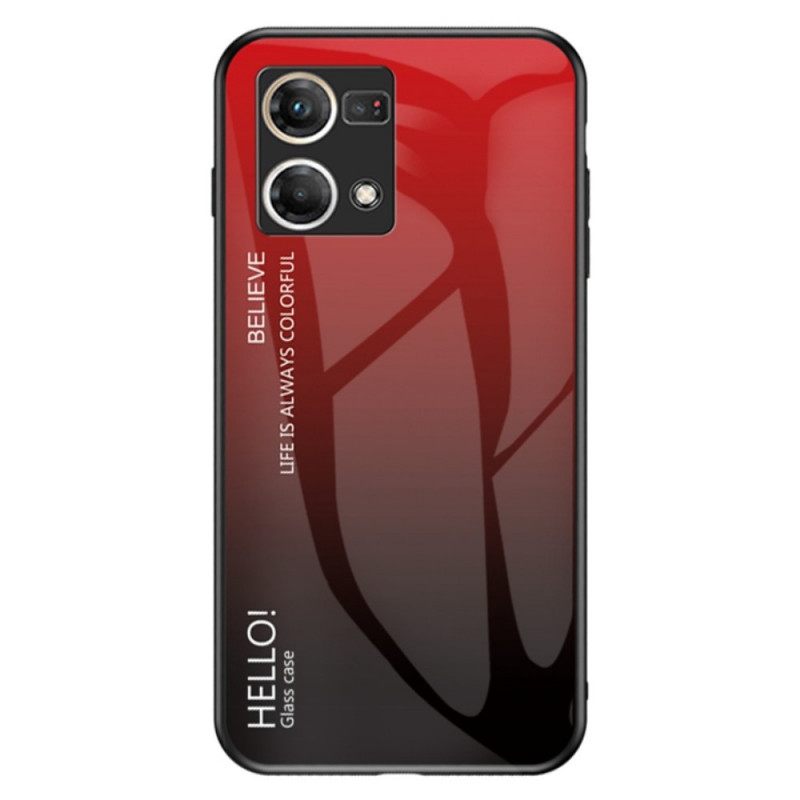 θηκη κινητου Oppo Reno 7 Tempered Glass Γεια Σας