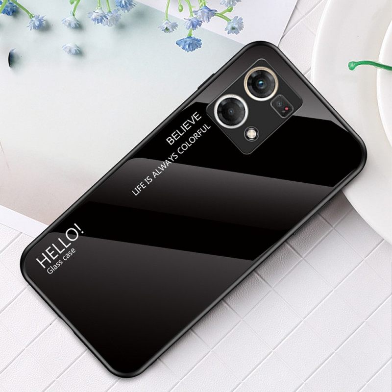 θηκη κινητου Oppo Reno 7 Tempered Glass Γεια Σας