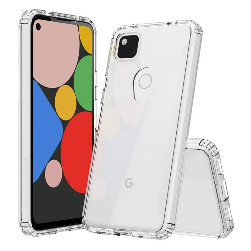 θηκη κινητου Google Pixel 4a Διαφανές Και Ακρυλικό