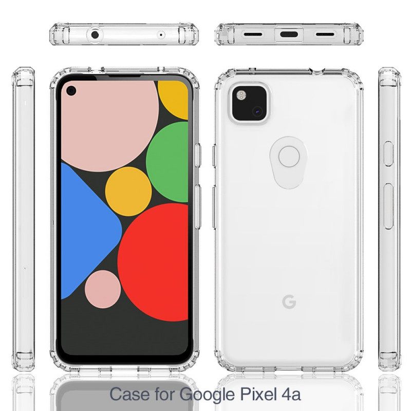 θηκη κινητου Google Pixel 4a Διαφανές Και Ακρυλικό