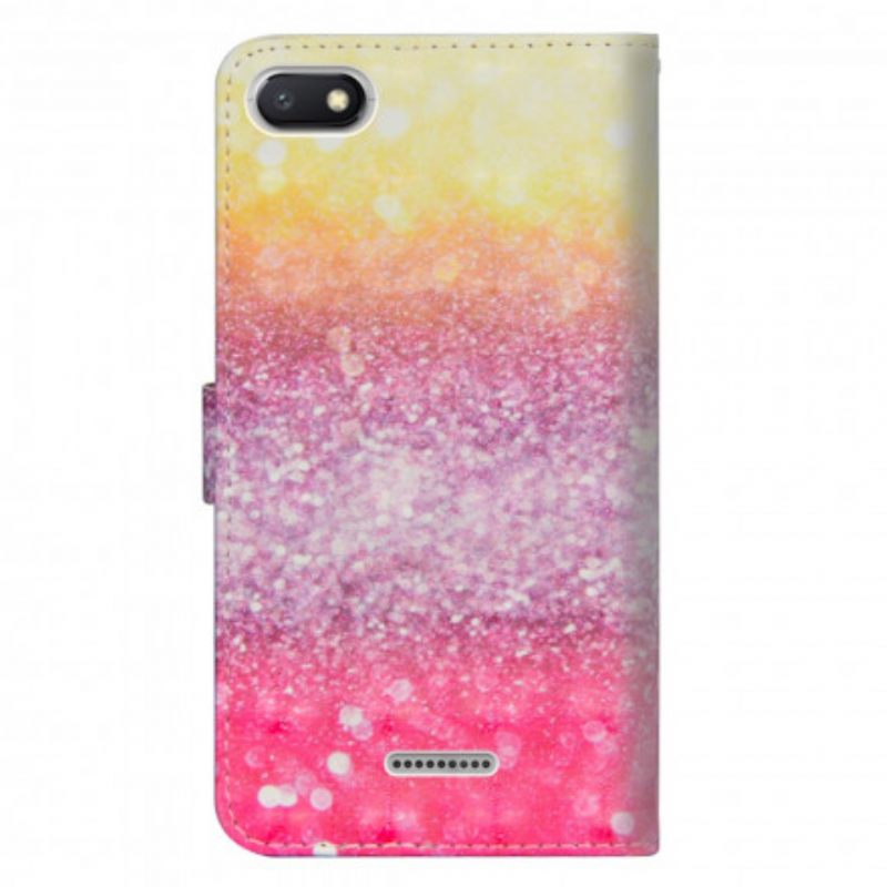 Κάλυμμα Xiaomi Redmi 6A Ματζέντα Glitter Gradient