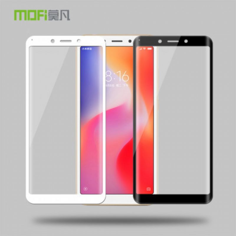 Προστατευτικό Οθόνης Xiaomi Redmi 6A Με Έγχρωμες Άκρες Από Σκληρυμένο Γυαλί