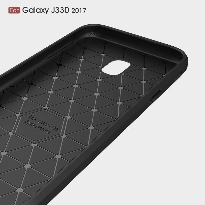 Θήκη Samsung Galaxy J3 2017 Βουρτσισμένη Ίνα Άνθρακα