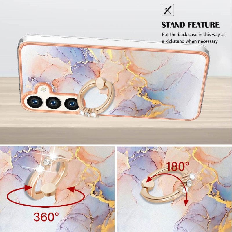 Κάλυμμα Samsung Galaxy S24 5g Με Υποστήριξη Marble Style