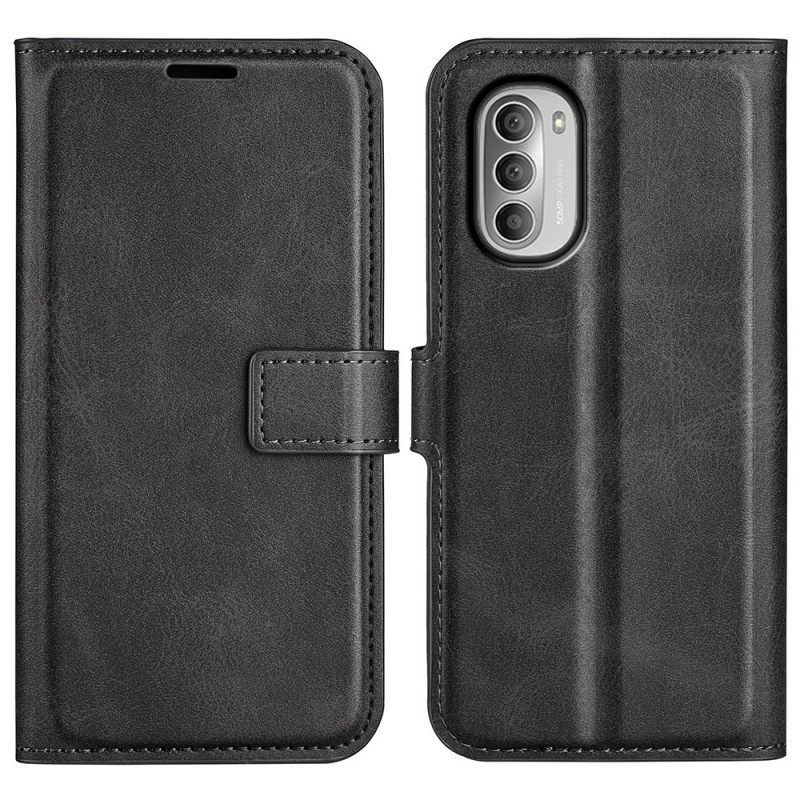 Θήκη Flip Moto G51 5G Slim Extreme Leather Effect