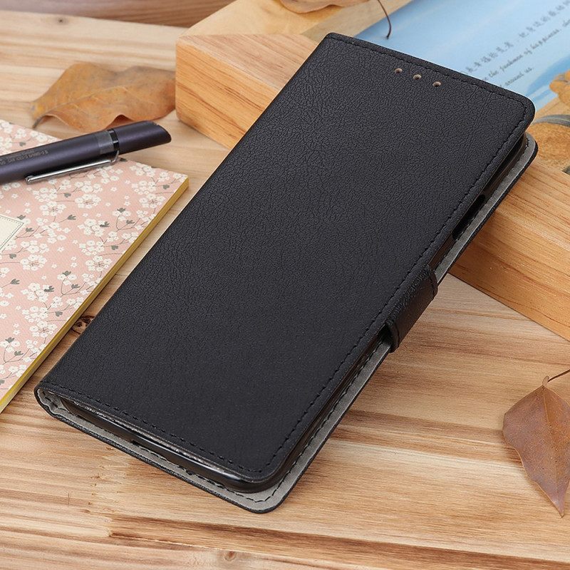 δερματινη θηκη Realme GT Neo 3T / Neo 2 Litchi Premium Faux Leather