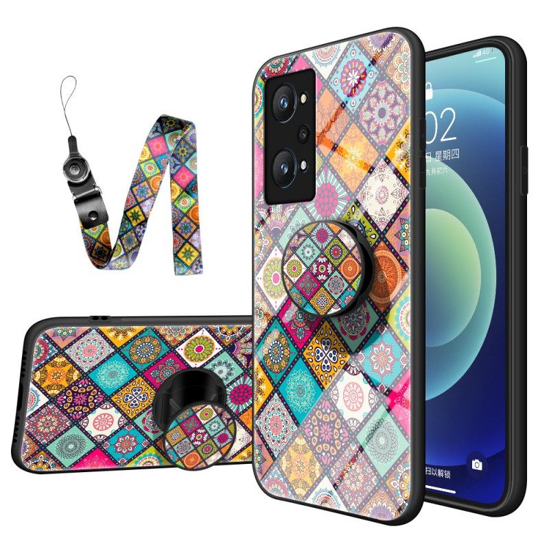 θηκη κινητου Realme GT Neo 3T / Neo 2 Μαγνητική Θήκη Patchwork