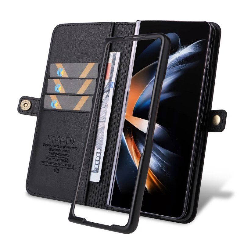 Δερματινη Θηκη Samsung Galaxy Z Fold 6 Faux Leather Yikatu