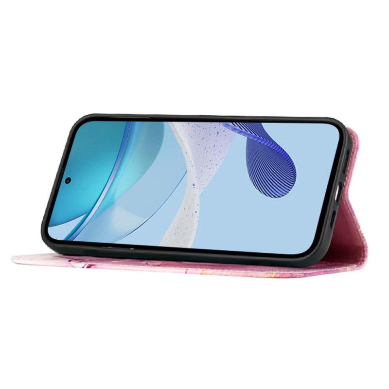 Δερματινη Θηκη Samsung Galaxy Z Fold 6 Μαρμάρινο Λουρί