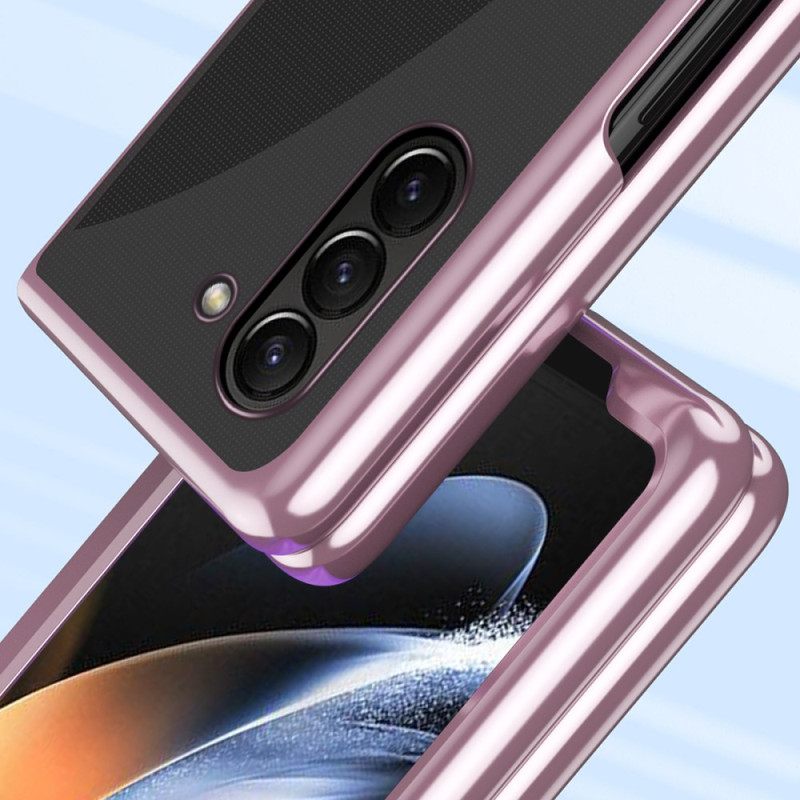 Κάλυμμα Samsung Galaxy Z Fold 6 Διαφανείς Μεταλλικές Άκρες