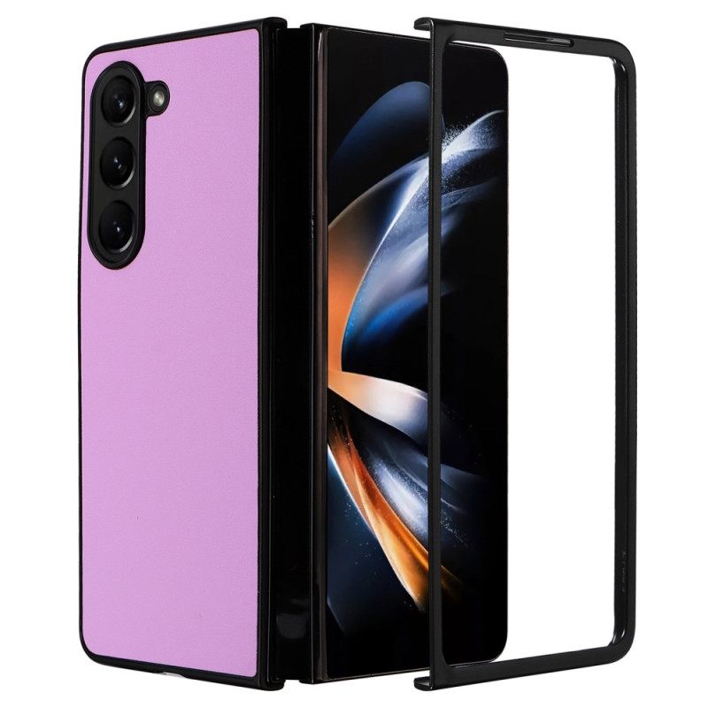 Κάλυμμα Samsung Galaxy Z Fold 6 Εφέ Δέρματος Σιλικόνης