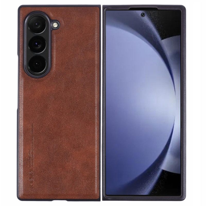 Κάλυμμα Samsung Galaxy Z Fold 6 Faux Leather X-level Σιλικόνης