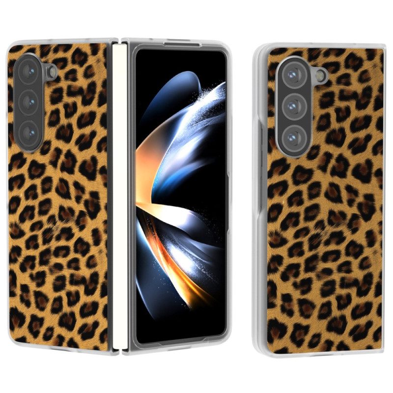 Κάλυμμα Samsung Galaxy Z Fold 6 Leopard Style Σιλικόνης