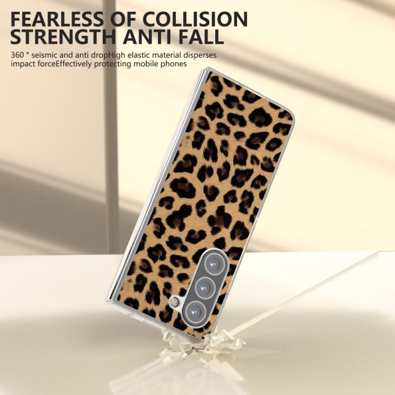 Κάλυμμα Samsung Galaxy Z Fold 6 Leopard Style Σιλικόνης