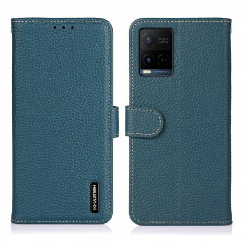 Κάλυμμα Vivo Y21 Khazneh Lychee Leather