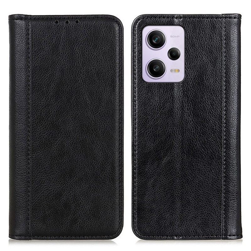 θηκη κινητου Xiaomi Redmi Note 12 Pro Θήκη Flip Lychee Split Leather