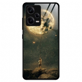 Θήκη Xiaomi Redmi Note 12 Pro Moon Man Tempered Glass