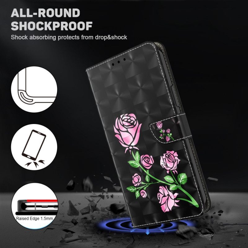 Κάλυμμα Samsung Galaxy S23 5G με κορδονι Strappy Graphic Rose