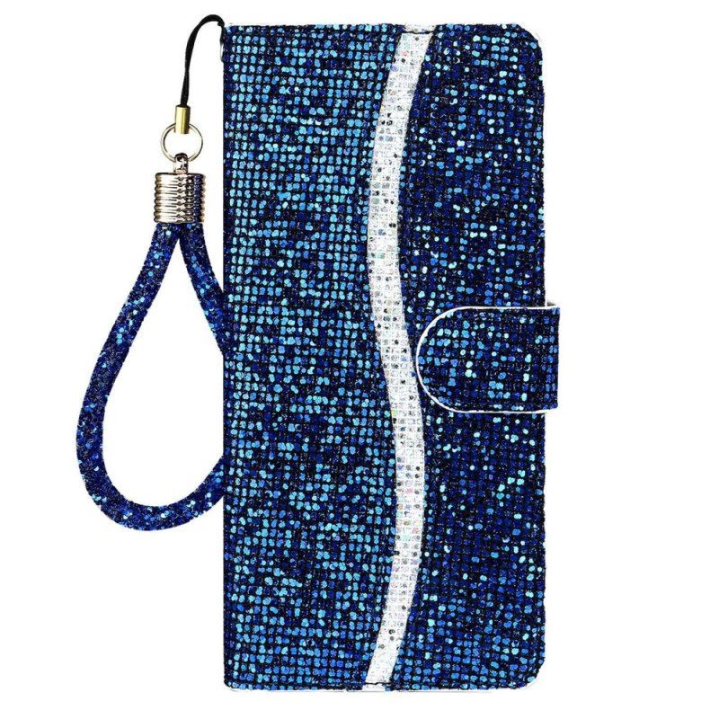 Κάλυμμα Samsung Galaxy S23 5G με κορδονι Strappy Sequins