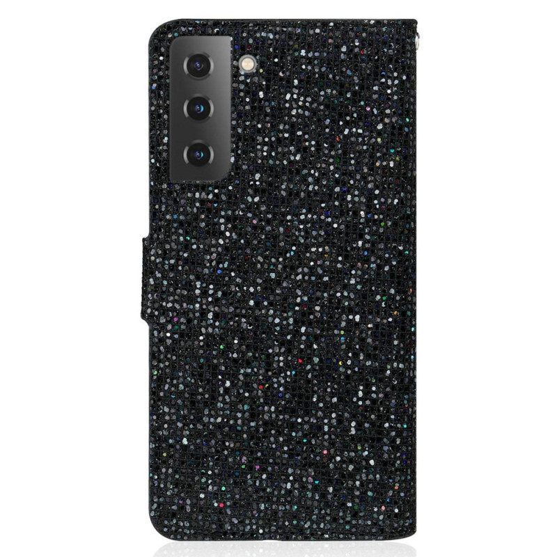 Κάλυμμα Samsung Galaxy S23 5G με κορδονι Strappy Sequins