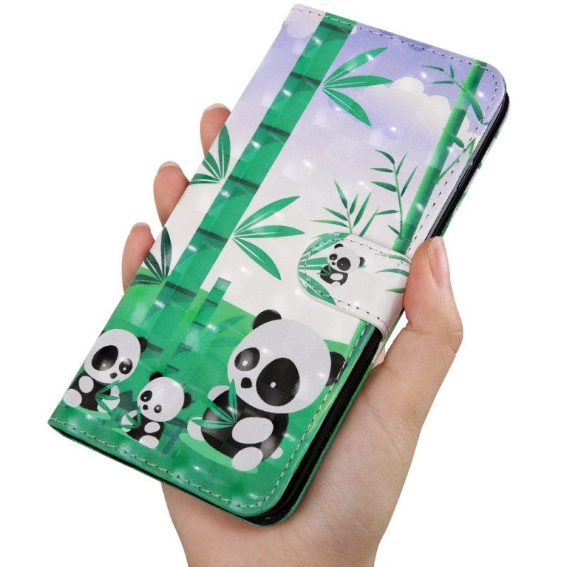 Κάλυμμα Oppo A16 / A16s Οικογένεια Panda