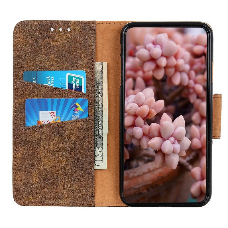 Κάλυμμα Oppo A16 / A16s Vintage Split Leather