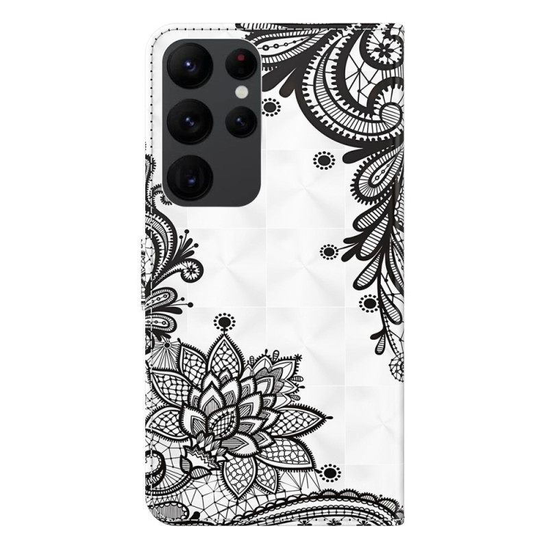 Κάλυμμα Samsung Galaxy S23 Ultra 5G με κορδονι Strappy Lace