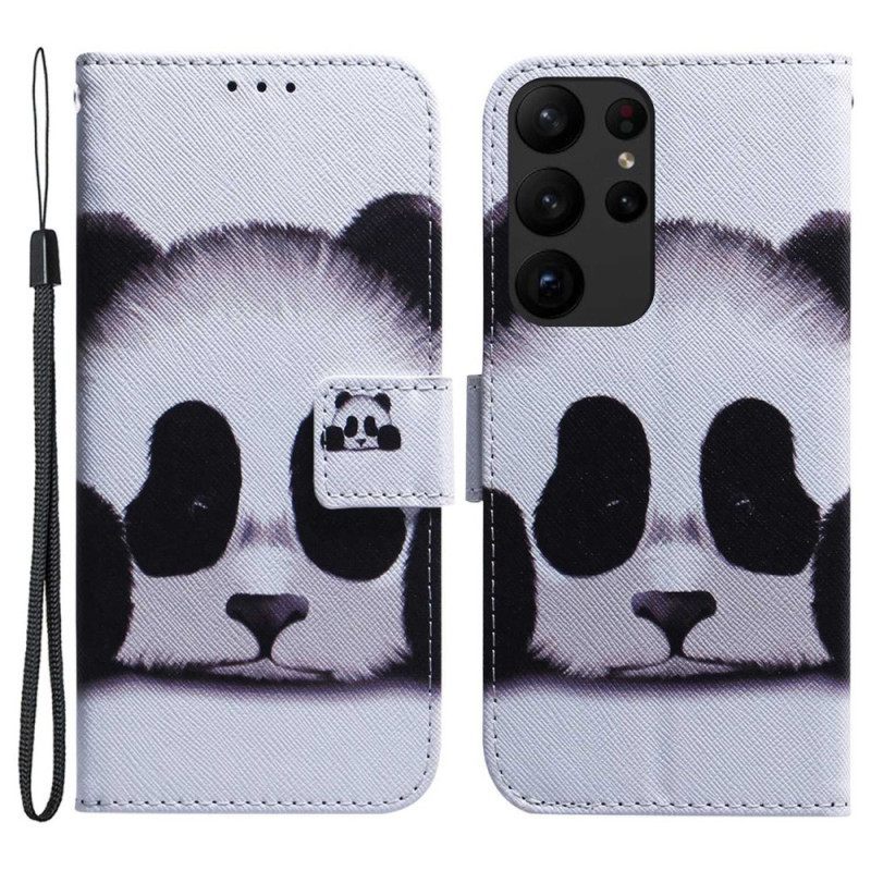 Κάλυμμα Samsung Galaxy S23 Ultra 5G με κορδονι Το Lanyard Panda Μου