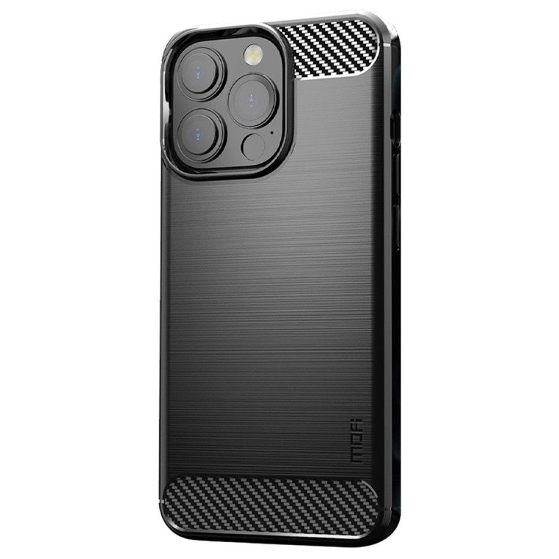 θηκη κινητου iPhone 14 Pro Max Mofi Brushed Carbon Fiber