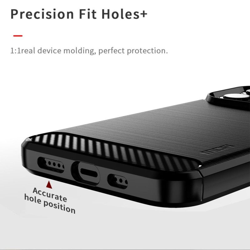 θηκη κινητου iPhone 14 Pro Max Mofi Brushed Carbon Fiber