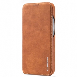 θηκη κινητου iPhone 14 Pro Max Θήκη Flip Lc.imeeke Leather Effect