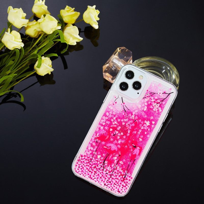 Θήκη iPhone 15 Pro Flamingo Glitter