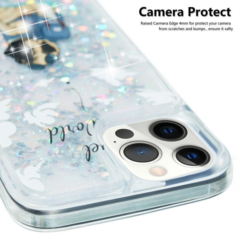 Θήκη iPhone 15 Pro Glitter Dog