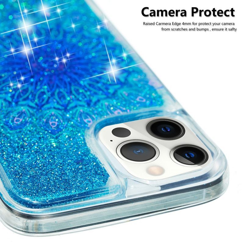 Θήκη iPhone 15 Pro Mandala Glitter