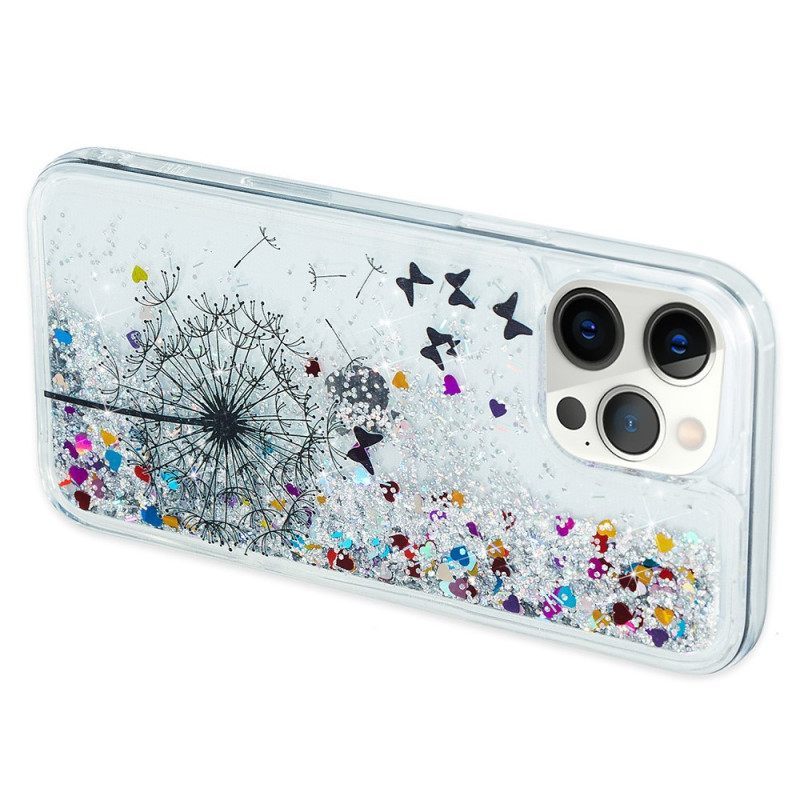 Θήκη iPhone 15 Pro Πικραλίδα Glitter