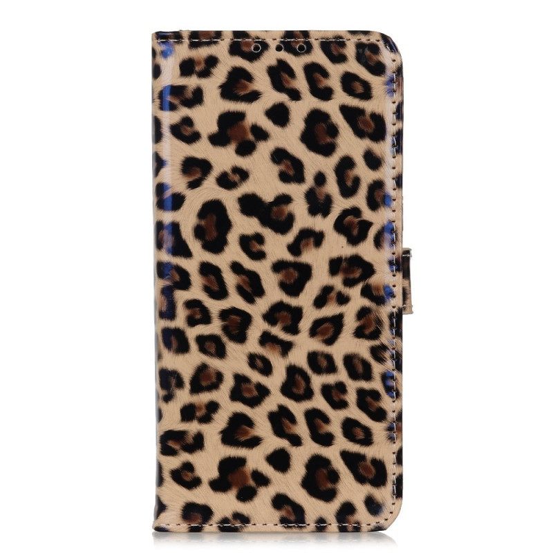 Θήκη Flip Sony Xperia 10 IV Leopard Skin Effect