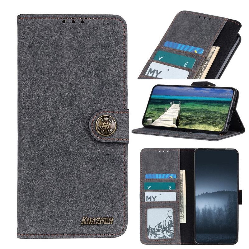 Θήκη Flip Sony Xperia 10 IV Vintage Khazneh Split Leather