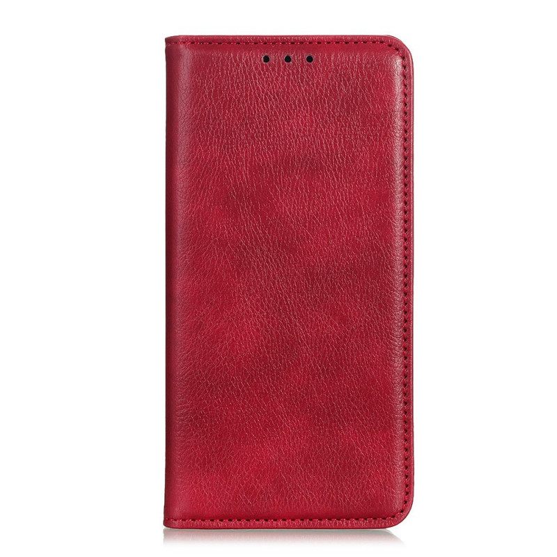 θηκη κινητου Sony Xperia 10 IV Θήκη Flip Litchi Split Leather