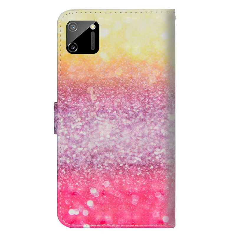 Κάλυμμα Realme C11 Ματζέντα Glitter Gradient