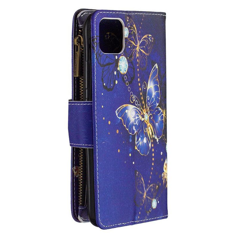 Κάλυμμα Realme C11 Θήκη Με Φερμουάρ Golden Butterflies