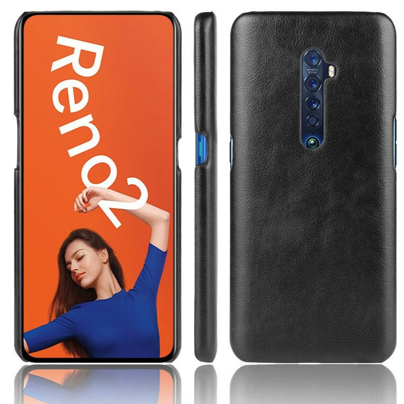 Θήκη Oppo Reno 2 Δερμάτινο Εφέ Litchi