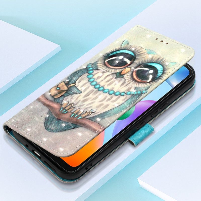 Κάλυμμα Xiaomi Redmi 10C με κορδονι Miss Strappy Owl