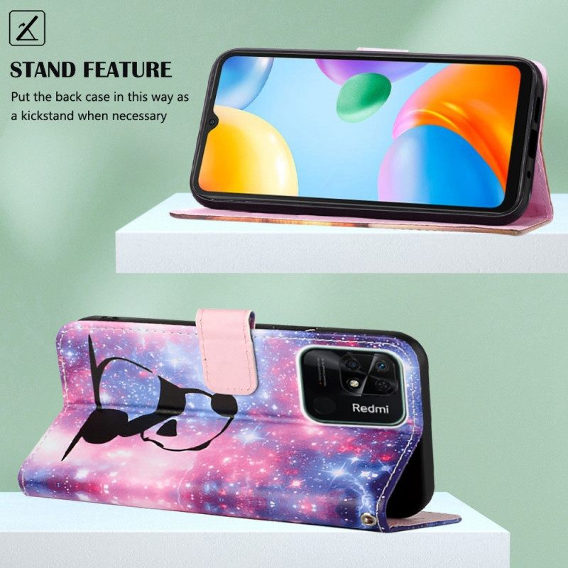 Κάλυμμα Xiaomi Redmi 10C με κορδονι Strappy Space Panda