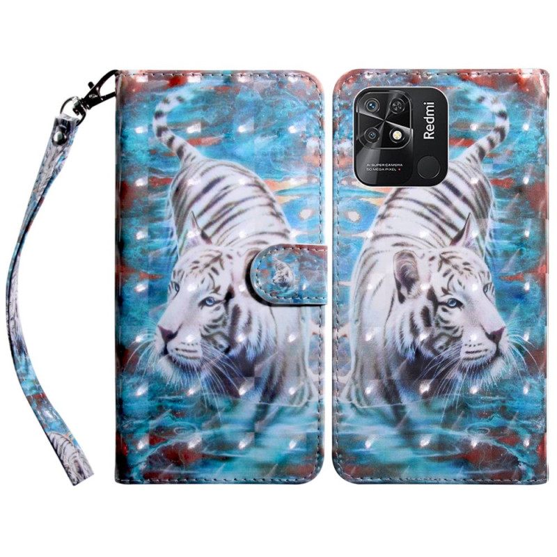 Κάλυμμα Xiaomi Redmi 10C με κορδονι Thong Tiger