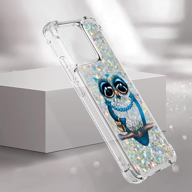 Θήκη Xiaomi Redmi 10C Miss Owl Sequins