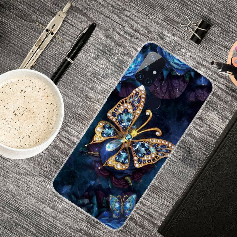 θηκη κινητου OnePlus Nord N10 Deluxe Butterfly